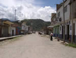 Calles de la ciudad de Nueva Cajamarca